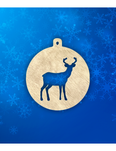 Décoration de Noël en bois...