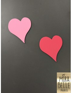 Coeur en métal peint