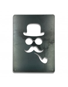 Plaque décorative en métal...