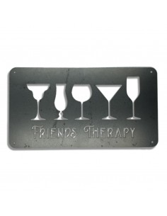 Plaque décorative en métal...