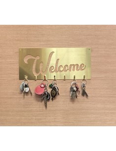 Tableau à clés en laiton... 2