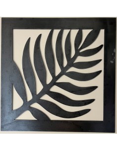 Plaque décorative en métal...