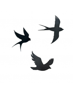 Ensemble de 3 hirondelles...