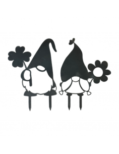 Ensemble de nains de jardin...