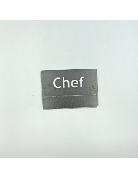 Chevalet Chef en métal brut