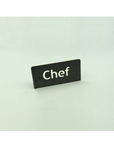 Chevalet Chef en métal brut