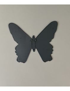 Décoration murale papillon en métal brut pliable modèle 6 2
