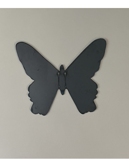 Décoration murale papillon en métal brut pliable modèle 6