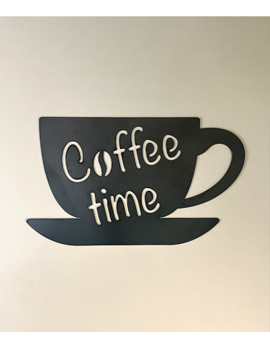 Décoration murale Coffee Time en...