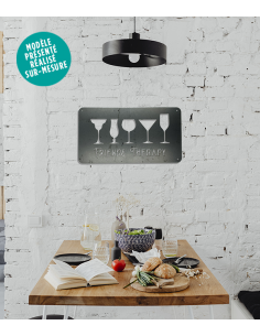 Plaque décorative en métal... 2