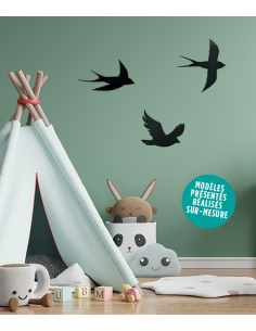 Ensemble de 3 hirondelles... 2