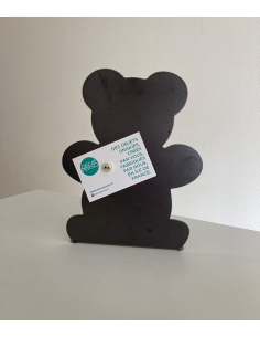 Ourson en métal brut 2